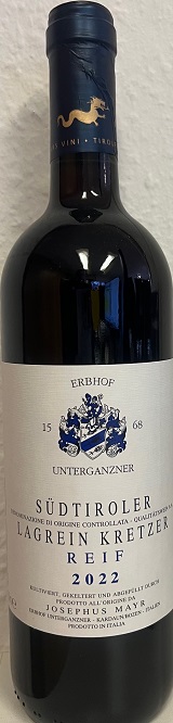 Mayr Unterganzner Lagrein Rose Kretzer Reif Mayr Unterganzner Lagrein Rose Kretzer Reif
